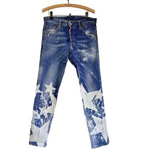 Dsquared2 Men's Cool Guy Big Star Denim Jeans Sz 32 US/48 IT New